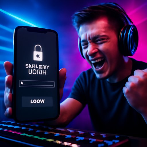 ea77 secure login screen on phone